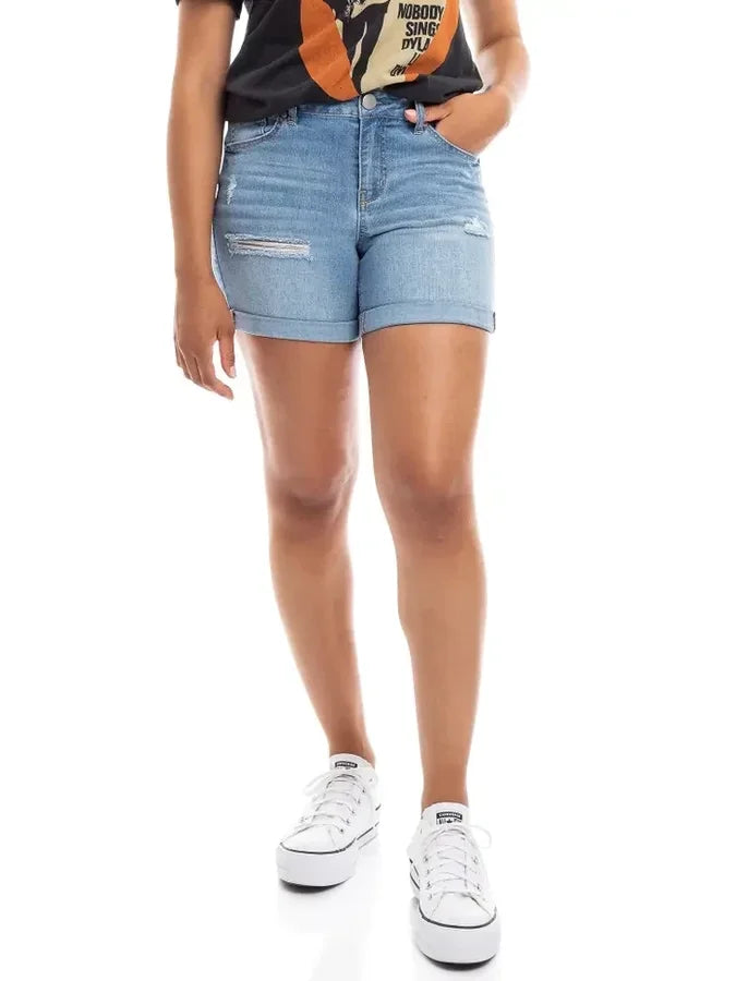 1822 Save Our Oceans Mid-Rise Denim Shorts