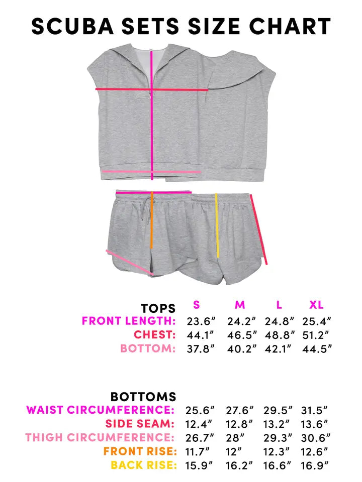 Short Sleeve Scuba Set in Dusty Lavender