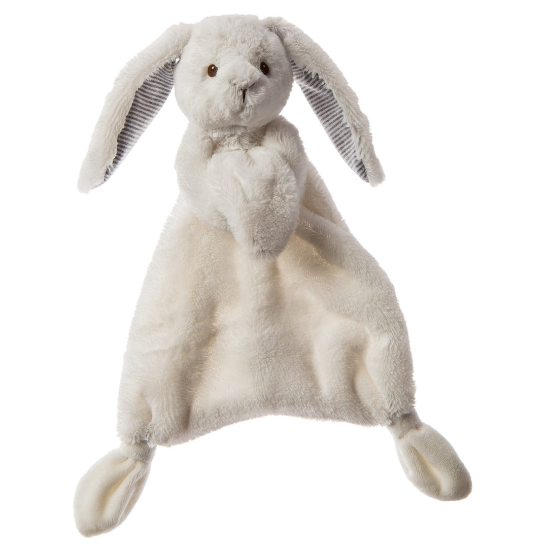 Plush toy rabbit on a white background