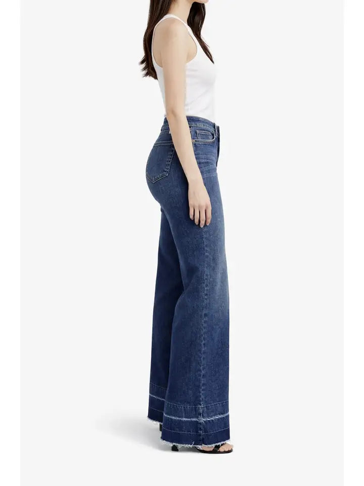 1822 Mid Rise Slim Wide with Release Hem