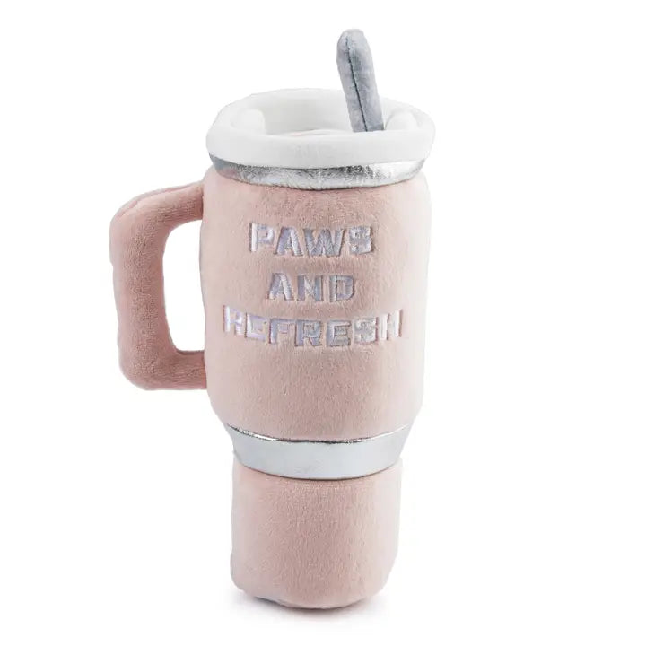 Snuggly Cup Dog Toy - Blush