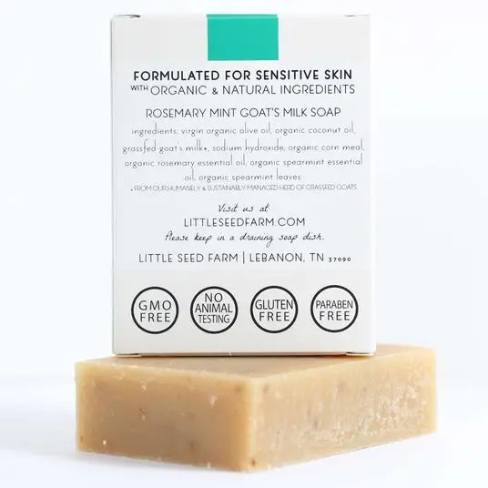 Natural Goat's Milk Soap - Rosemary and Mint