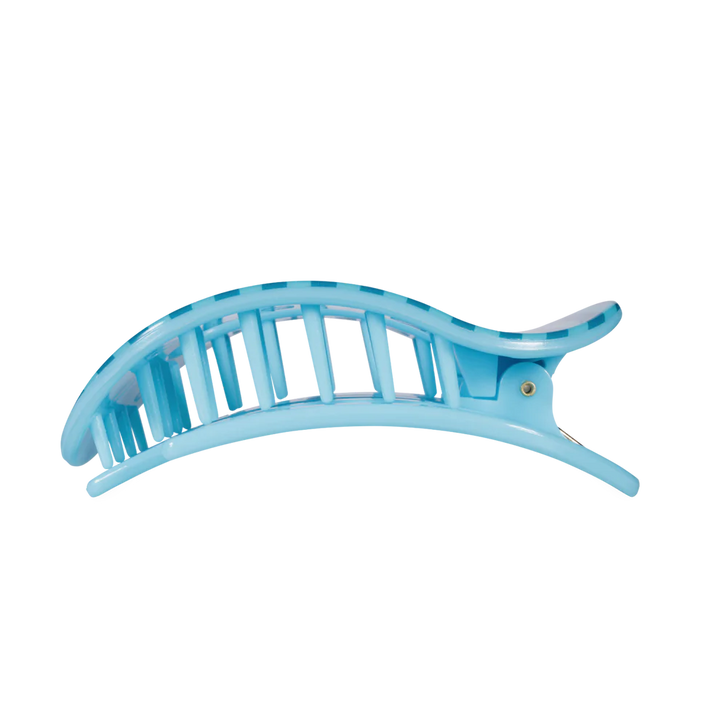 Teleties Flat Round Hair Clip- Splash Zone