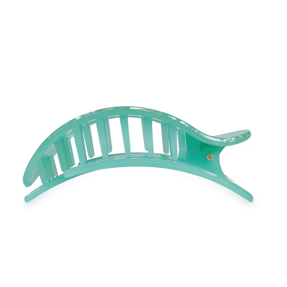Teleties Flat Round Hair Clip- Spring Splash