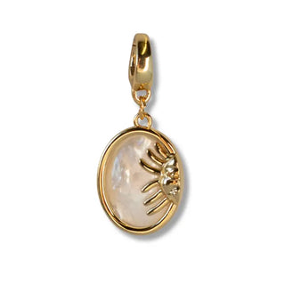 Sun Mother of Pearl Charm