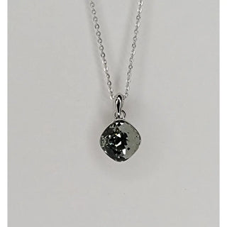 Swarovski Crystal Charm Necklace in Silver