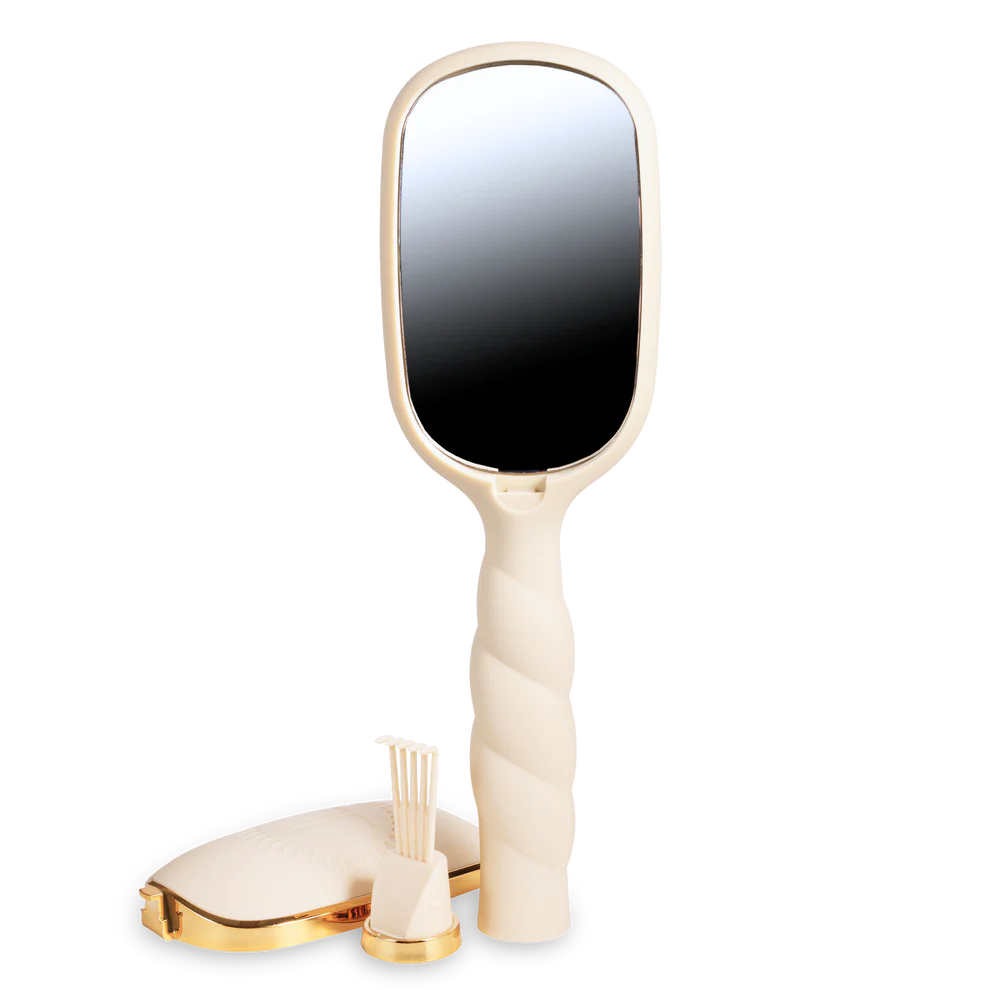 Teleties Detangler Hairbrush- Medium Hair Tan