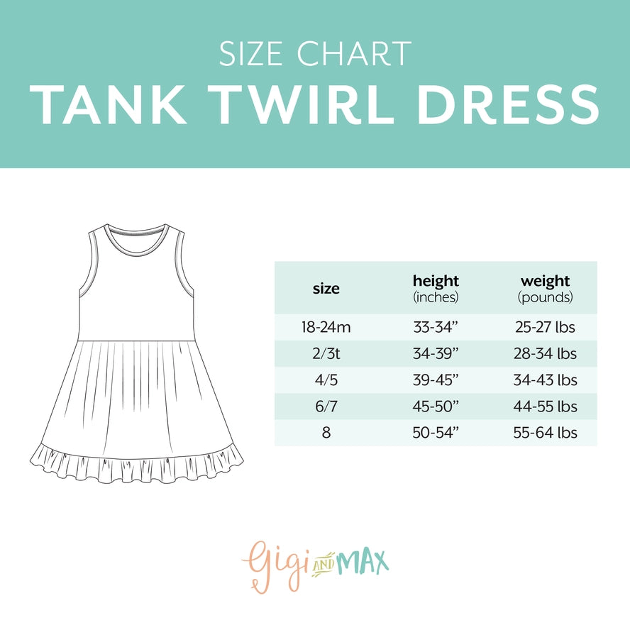 Betsy Tank Bamboo Twirl Dress