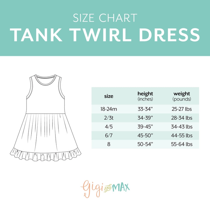 Betsy Tank Bamboo Twirl Dress