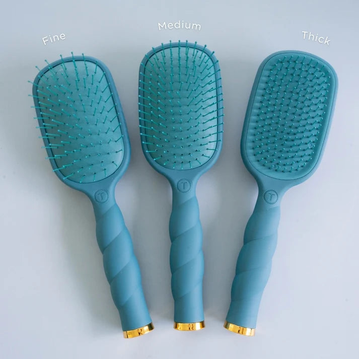 Teleties Thick Hair Detangler Brush - Teal With It