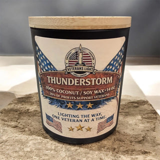 Veteran's Light Candle Thunderstorm