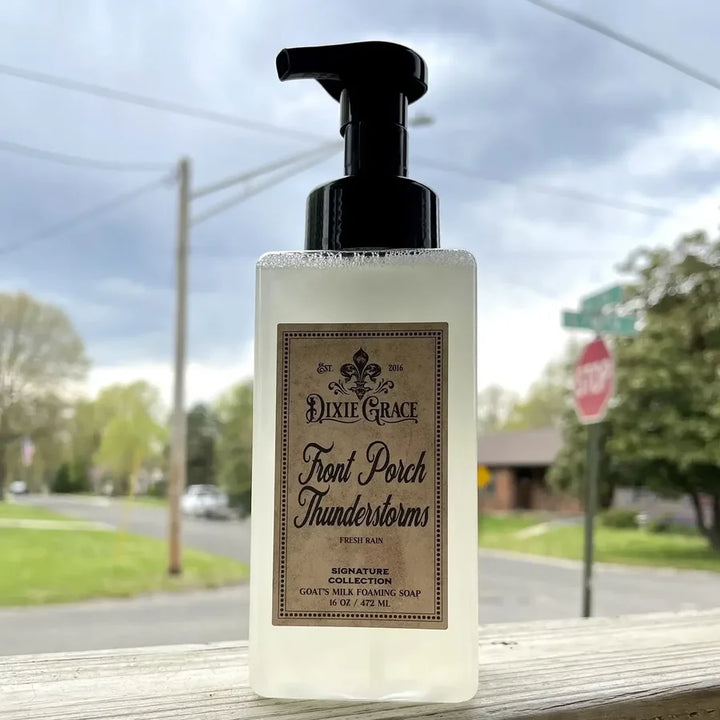 Front Porch Thunderstorms 16 oz Foaming Goat's Milk Hand Soap