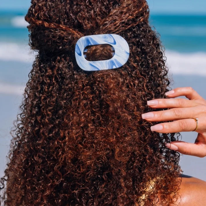 Teleties Flat Round Hair Clip- Tide &amp; True