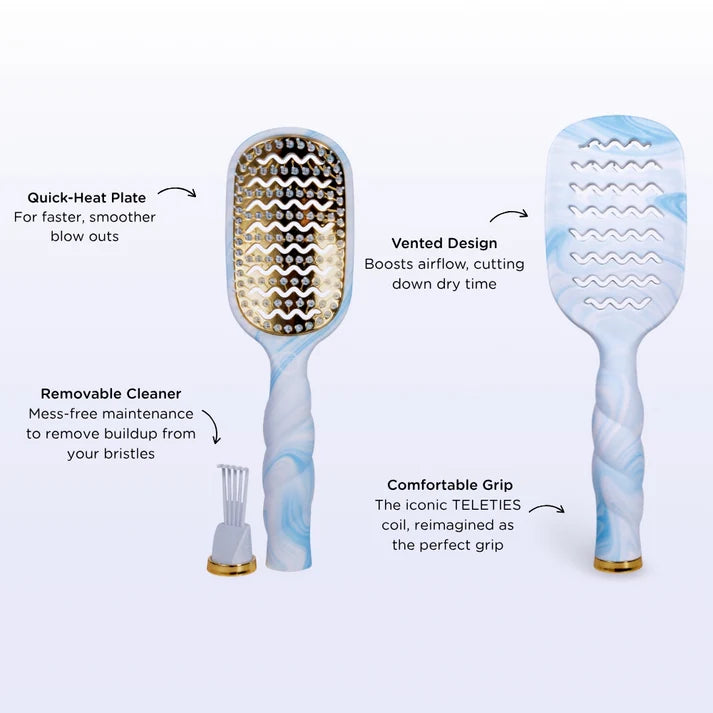 Teleties Vented Hair Brush - Tide &amp; True