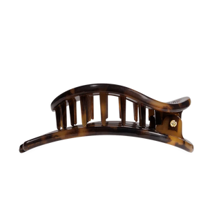 Teleties Flat Circle Hair Clip- Tortoise