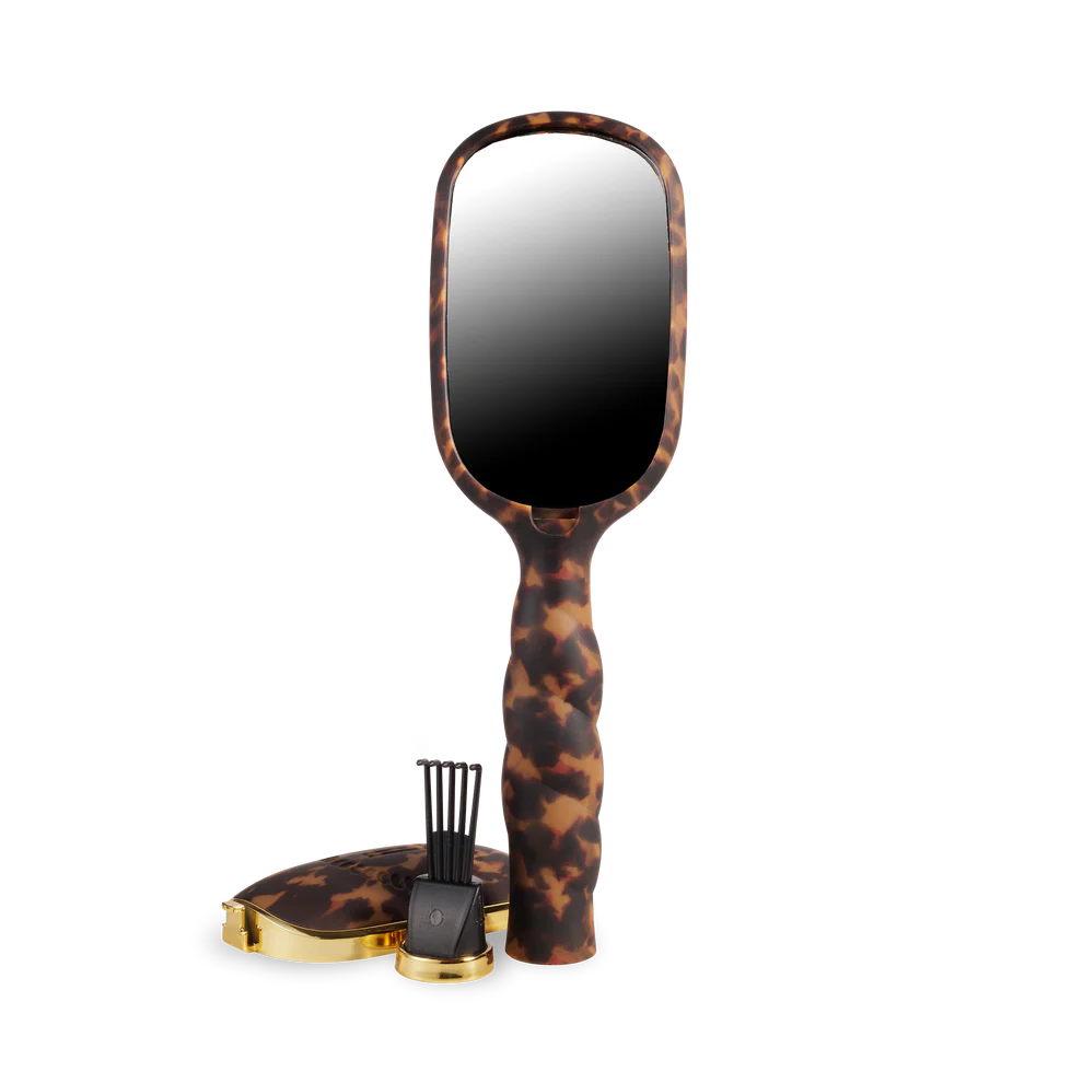 Teleties Detangler Hairbrush- Fine Hair Tortoise
