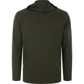 olive green long sleeve shirt with hood