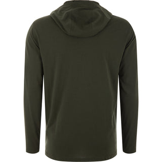 Drake Tri-Blend Hoodie in Forest Night Olive