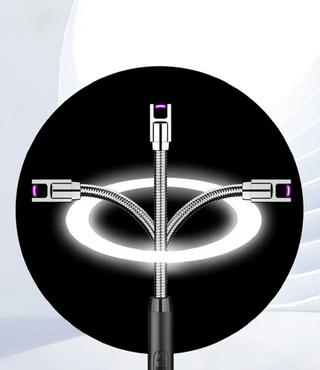 360 Arc Windproof Flameless Electric Rechargeable Lighter