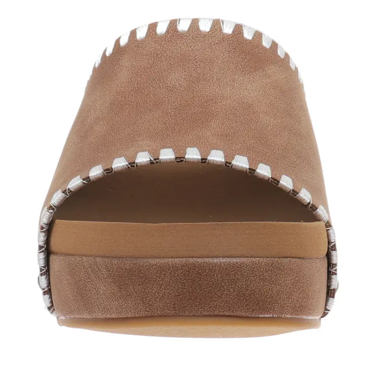 Vivian Suede Wedge Slide