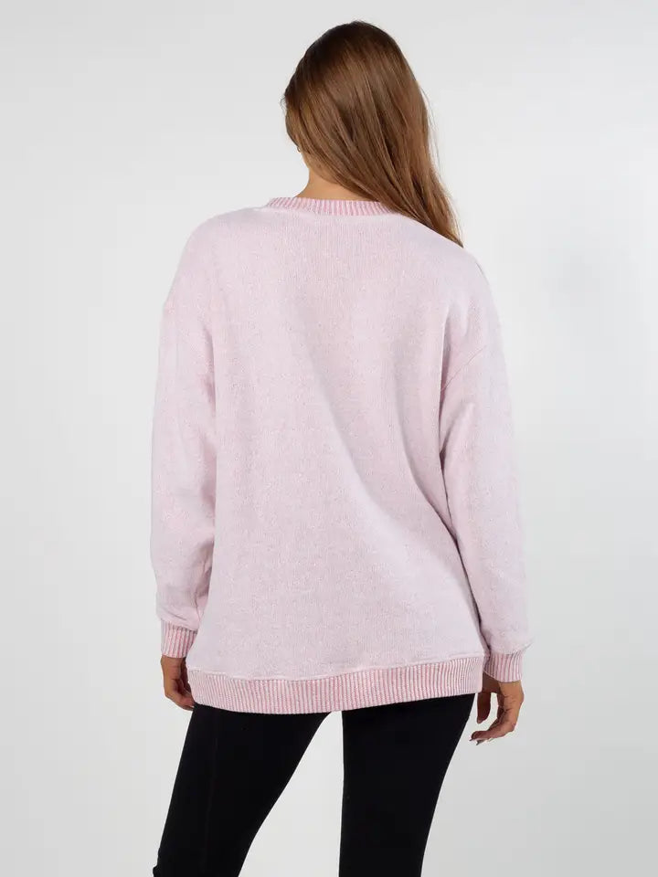 Warm Up Crew Sweatshirt in Cardinal