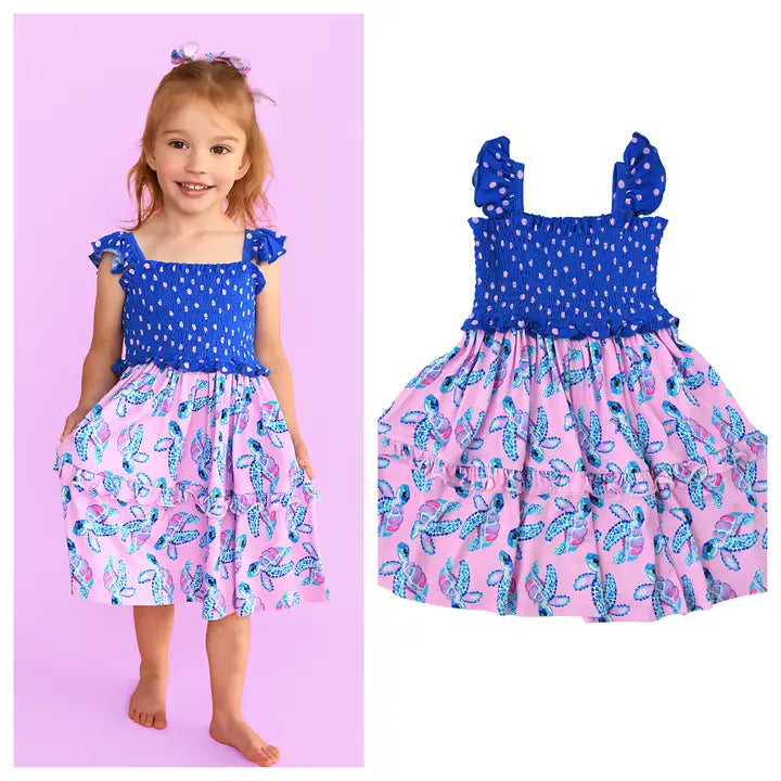 Waverly Smocked Bamboo Dress
