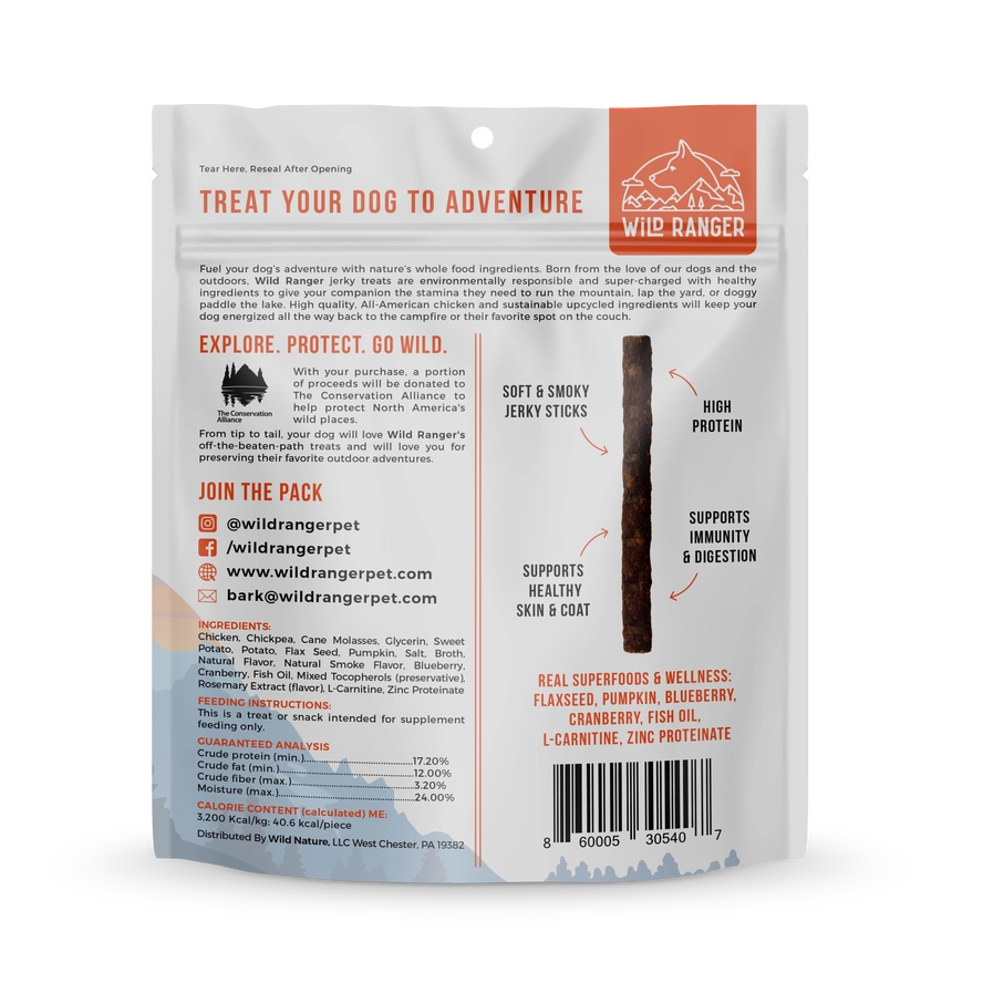 Wild Ranger Chicken Jerky Dog Treats