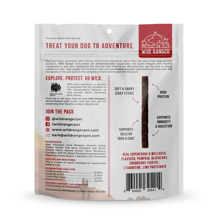 Wild Ranger Beef Jerky Dog Treats