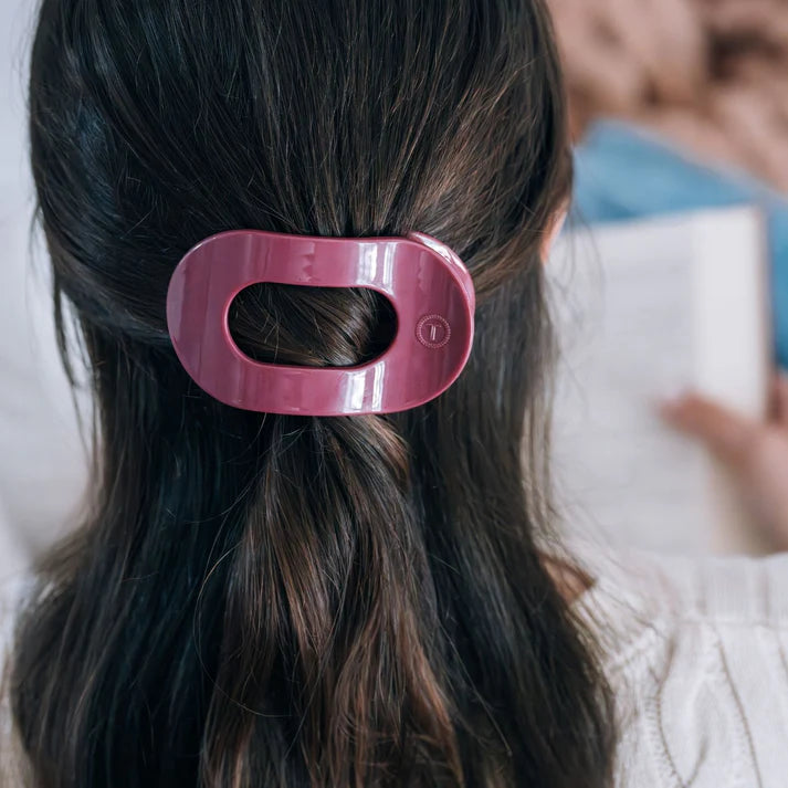 Teleties Flat Round Hair Clip- Wild Side
