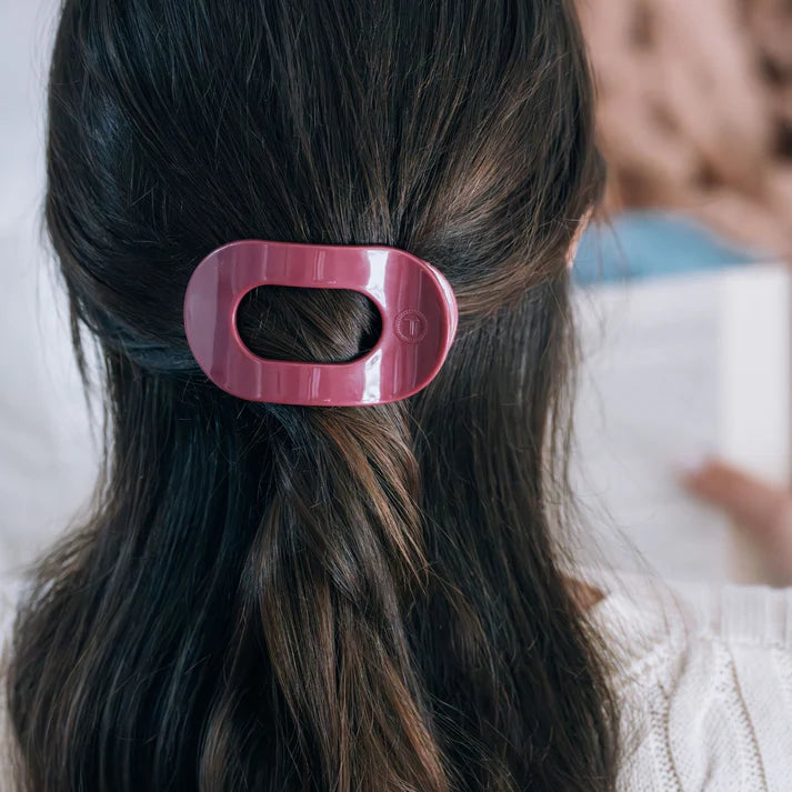 Teleties Flat Round Hair Clip- Wild Side