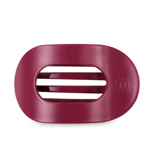 berry colored flat hair clip