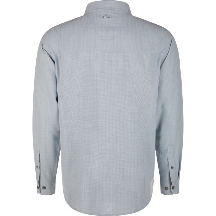 Drake Wingshooter Cross Hatch Shirt in Quarry