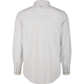 Drake Wingshooter Trey Shirt in Navy Grid