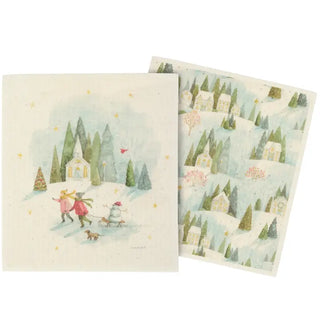 Winter Wonderland Swedish Dishcloth Set