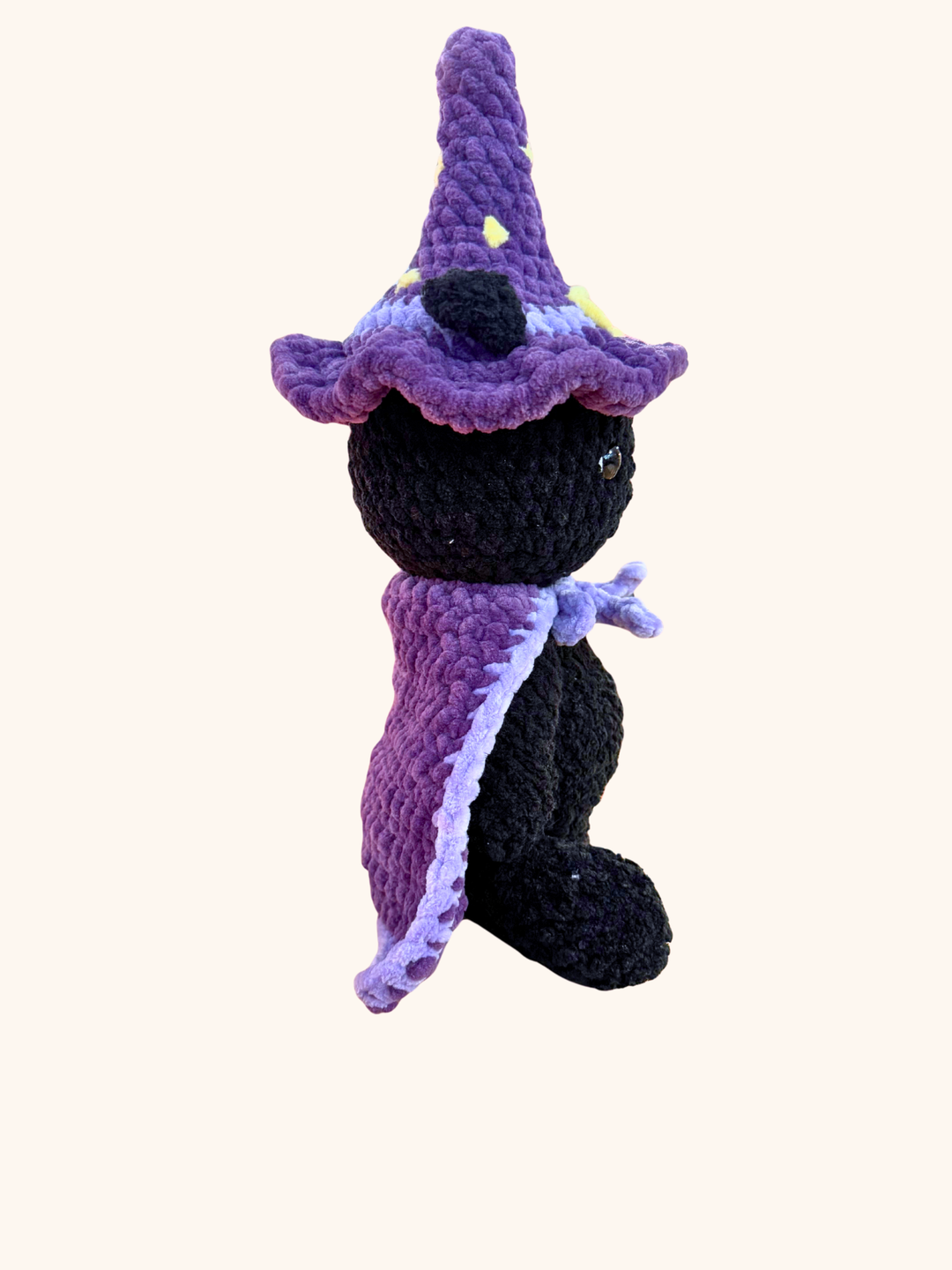 Crochet Halloween Black Witchy Kitty