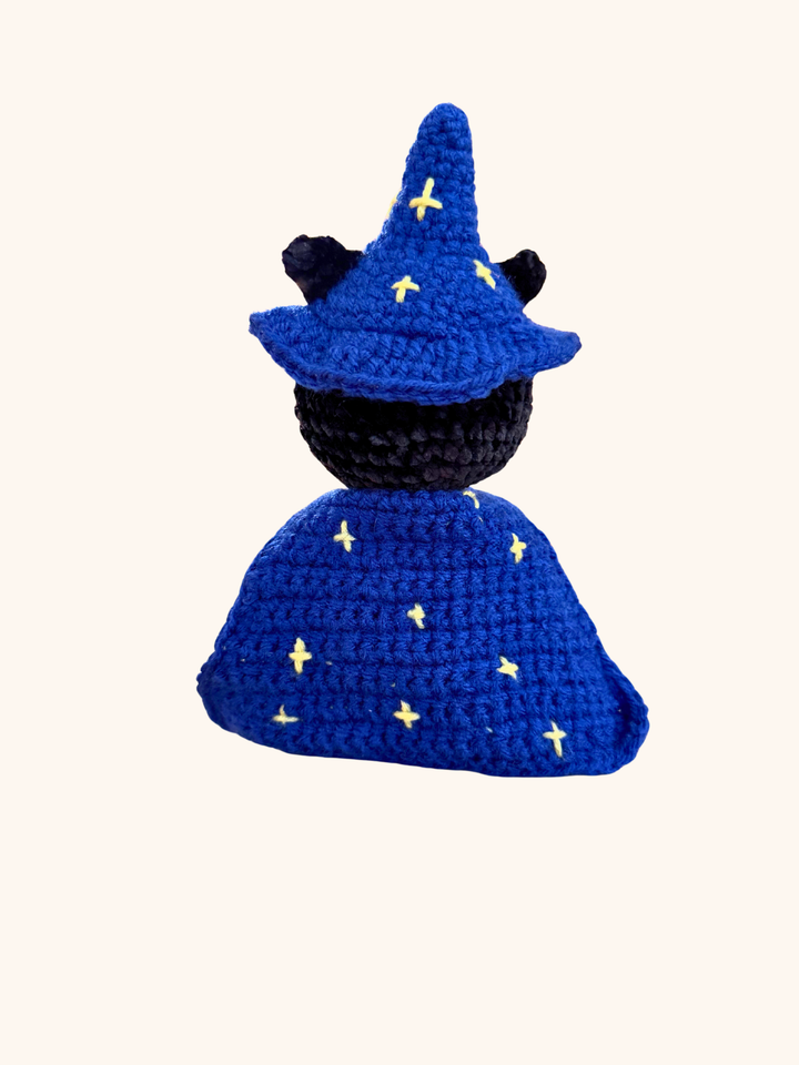 Crochet Halloween Wizard Kitty