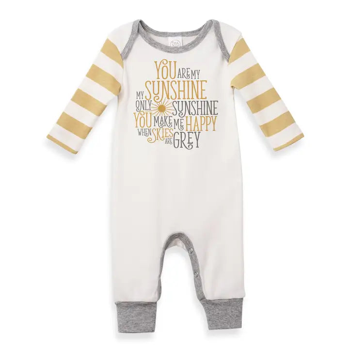 Baby onesie with &
