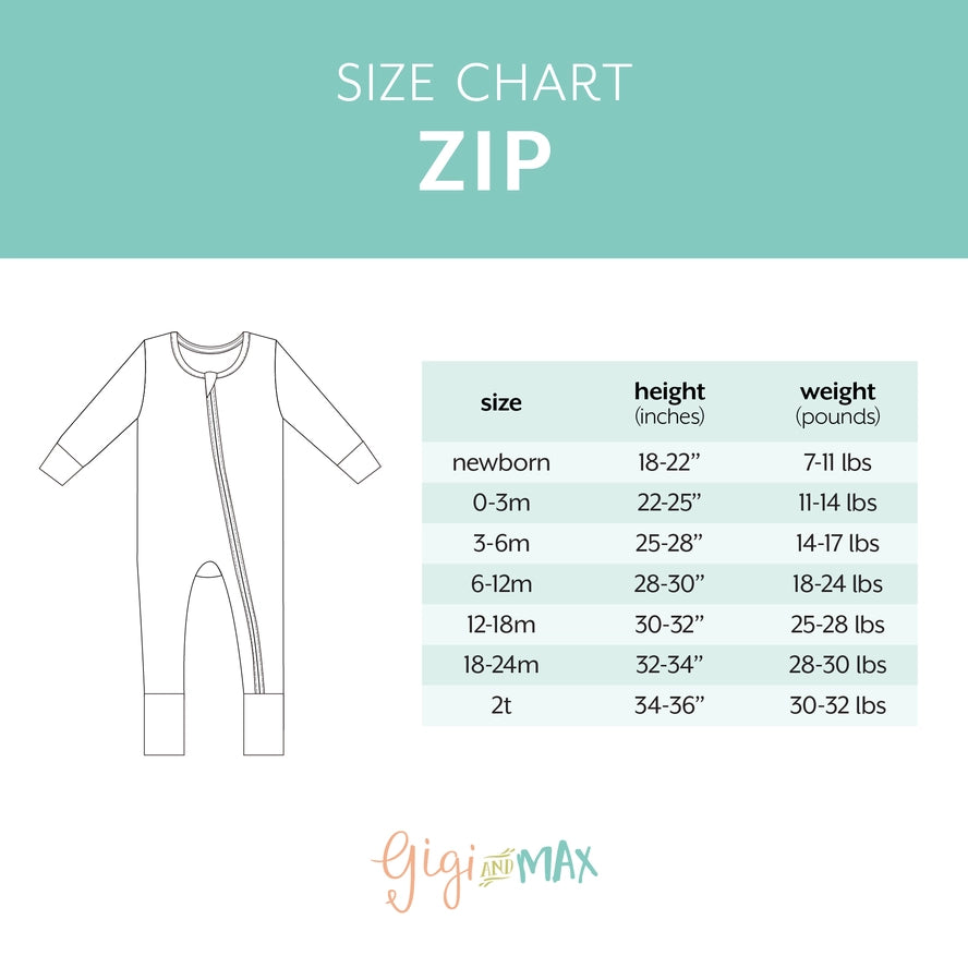 Betsy Ruffle Bamboo Zip Romper