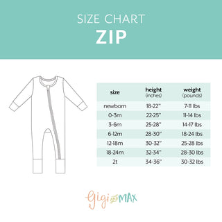 Waverly Ruffle Bamboo Zip Romper