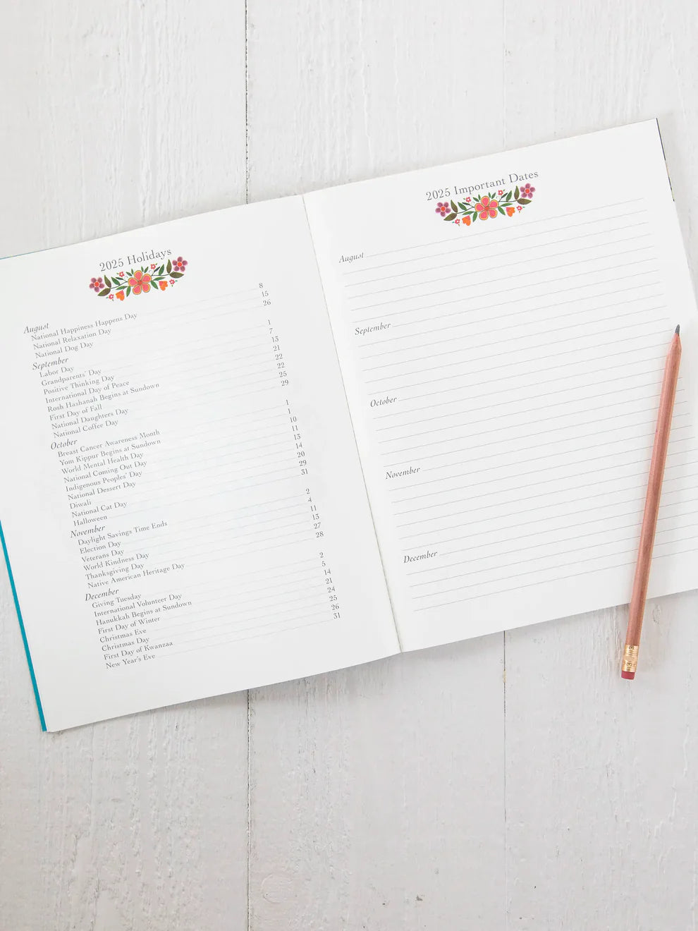 2025-26 Academic Planner- Grateful