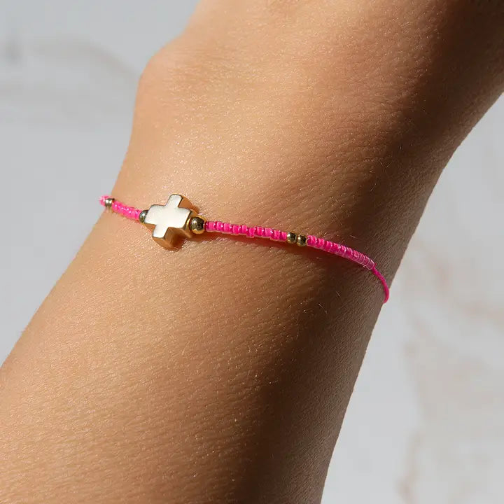 Let It Shine Beaded Cord Bracelet- Made For This