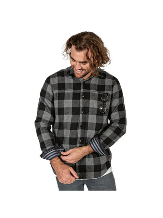 Blackout American Flag Flannel