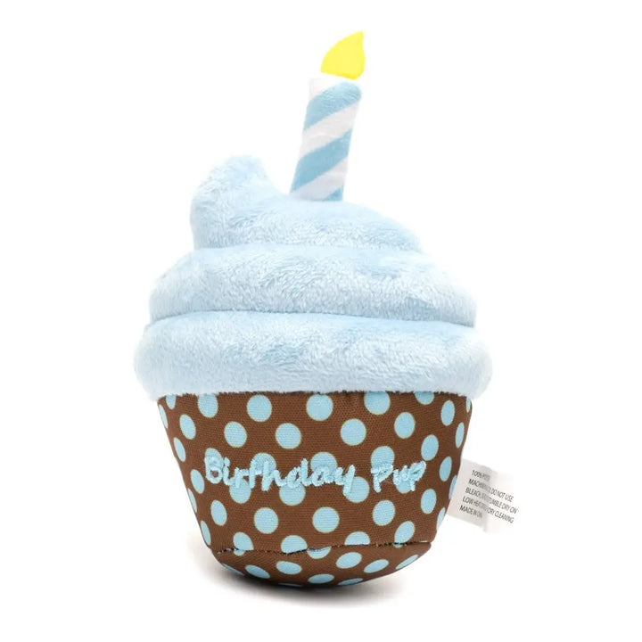 Birthday Pup Cupcake Dog Toy