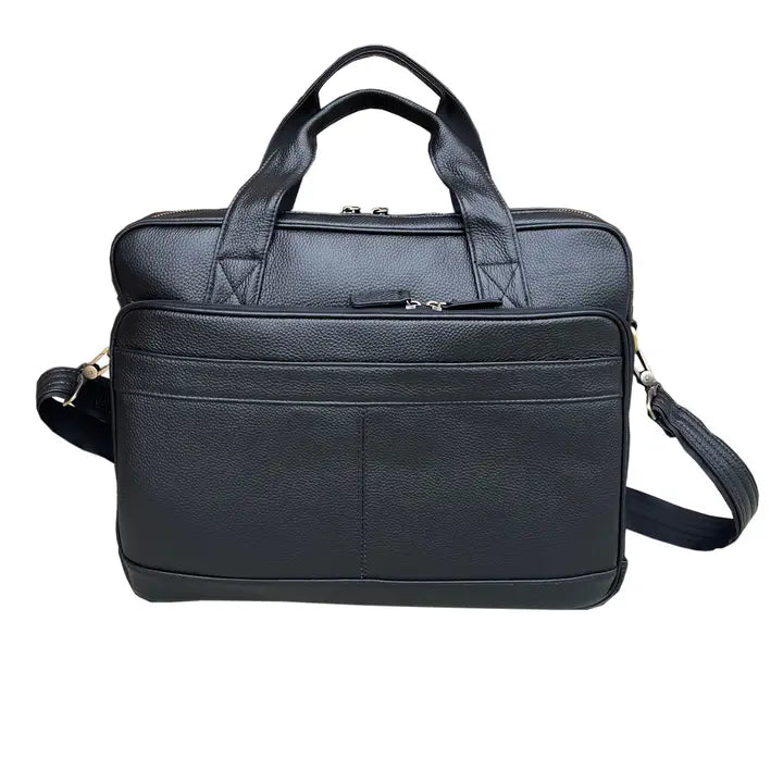 Cowhide Leather Shoulder Bag Briefcase