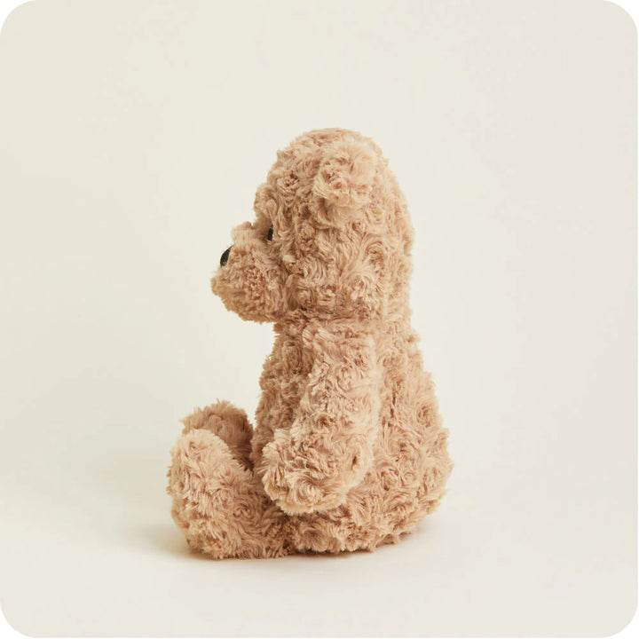 Brown Curly Bear- Warmies Plush