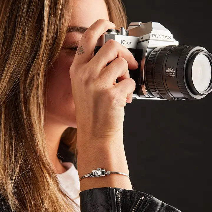 Camera Bangle Bracelet