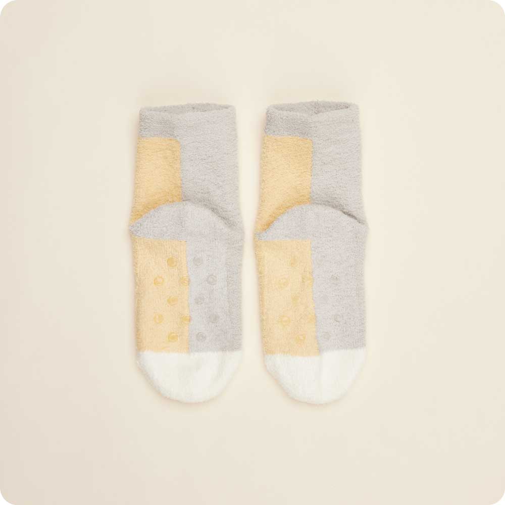 Warmies Plush Crew Socks- Calico Cat