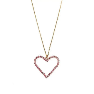 Cherish Crystal Heart Necklace