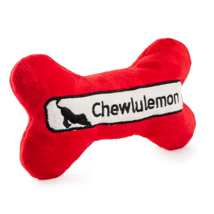 Chewlulemon Bone Squeaker Dog Toy