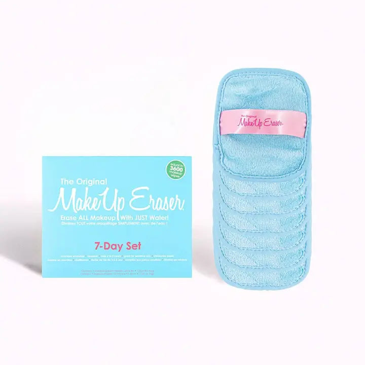 Chill Blue 7-Day MakeUp Eraser Set